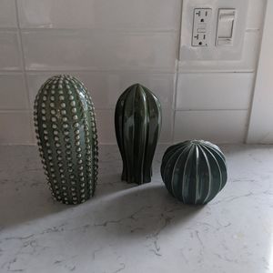 Cactus Decor 3 figurines from Ikea